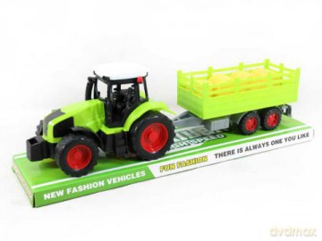 Traktor z przyczepą 40 cm