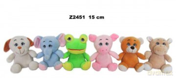 Zwierzęta 6 wzorów 15 cm