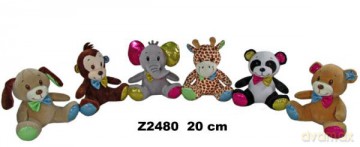 Zwierzęta 6 wzorów 20 cm