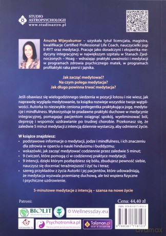 5-minutowe medytacje z intencją - Wijeyakumar Anusha [KSIĄŻKA]