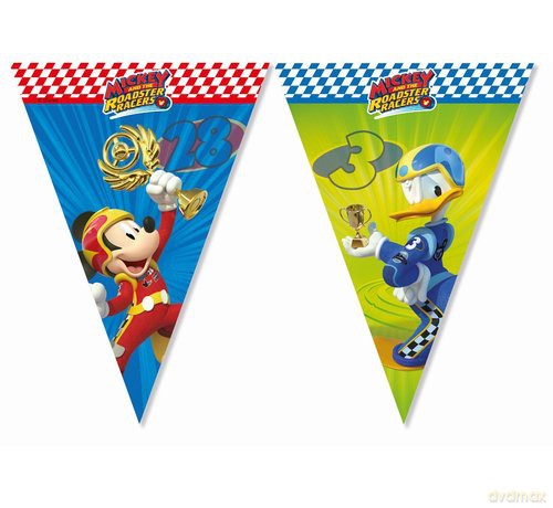 Banner Mickey Roadster Racers flagi