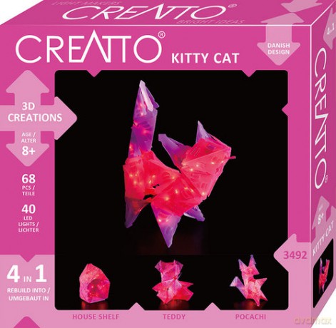 Creatto Świecący kotek i przyjaciele
