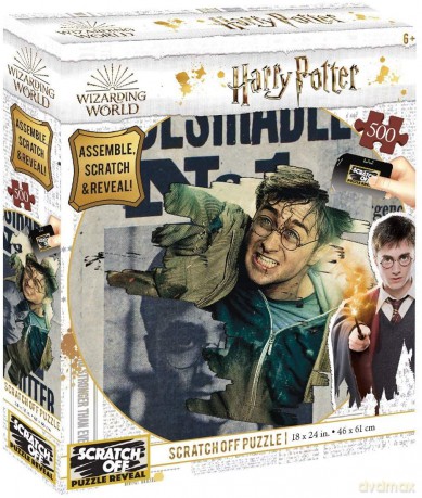Harry Potter Magiczne puzzle-zdrapka Harry Potter poszukiwany 500 el.