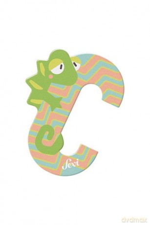 Litera C Chameleon Zestaw zwierzęcy 12 sztuk