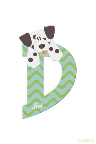 Litera D Dalmatian Zestaw zwierzęcy 12 sztuk