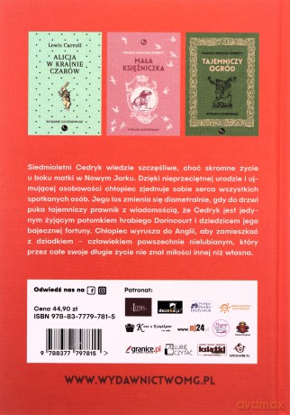 Mały lord - Frances Hodgson Burnett [KSIĄŻKA]