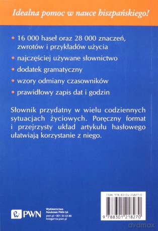 Mały słownik hiszpańsko-polski, polsko-hiszpań - Małgorzata Cybulska-Janczew, Ruiz Jesus Pulido [KSIĄŻKA]