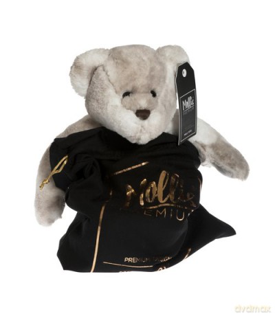 Molli Toys Premium Miś szary 32 cm