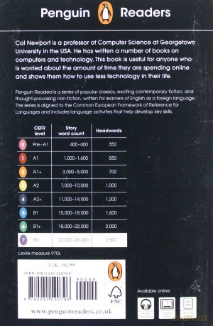 Penguin Readers Level 7: Digital Minimalism (ELT Graded Reader) - Cal Newport [KSIĄŻKA]