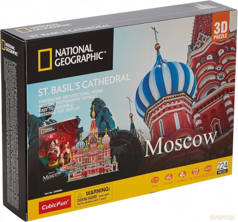 Puzzle 3D Sobór Świętego Bazyla