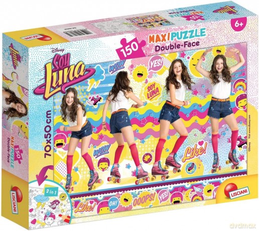 Puzzle dwustronne maxi 150 el. Soy Luna Roller Time