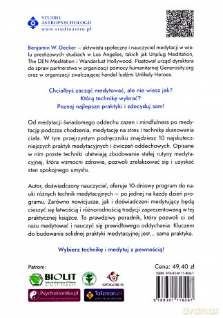 Szybki kurs medytacji i ćwiczeń oddechowych - W. Decker Benjamin [KSIĄŻKA]