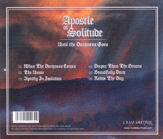 Apostle Of Solitude: Until The Darkness Goes [CD]
