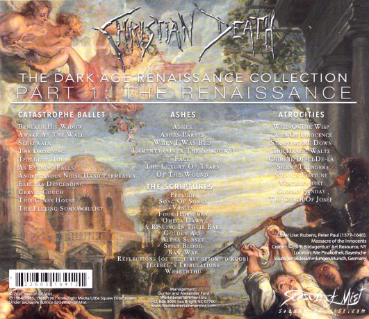 Christian Death: The Dark Age Renaissance Collection Part 1 The Renaissance [4CD]