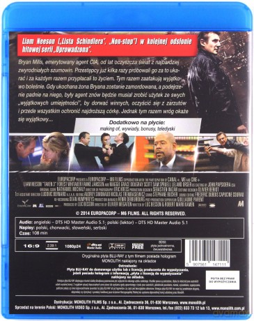 Uprowadzona 1-3 Pakiet [3xBlu-Ray]