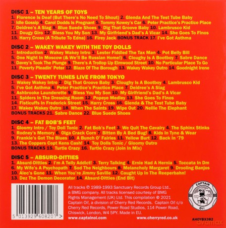 Toy Dolls: The Albums 1989-93 (Clamshell) [5CD]