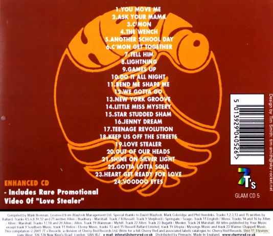 Hello: The Glam Rock Singles Collection [CD]