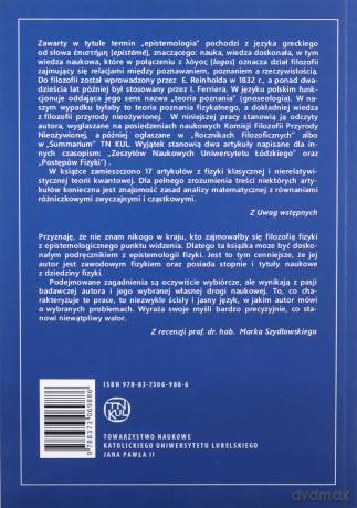 Prace z epistemologii fizyki - Henryk Piersa [KSIĄŻKA]