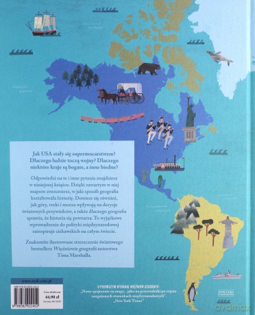 Więźniowie geografii. 12 map, które pomogą Ci zrozumieć świat - Tim Marshall [KSIĄŻKA]