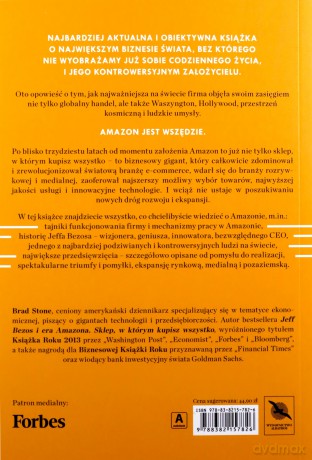 Wszechmocny Amazon. Jeff Bezos i jego globalne imperium - Brad Stone [KSIĄŻKA]