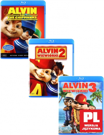 Alvin i wiewiórki 1-3 Pakiet [3xBlu-Ray]