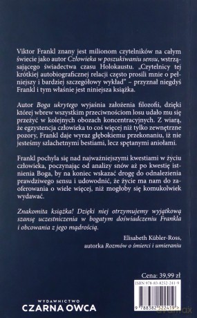 Bóg ukryty. W poszukiwaniu ostatecznego sensu - Viktor E. Frankl, Aleksandra Wolnicka [KSIĄŻKA]