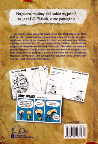 Dziennik cwaniaczka. Zrób to sam! - Jeff Kinney, Jeff Kinney, Joanna Wajs [KSIĄŻKA]