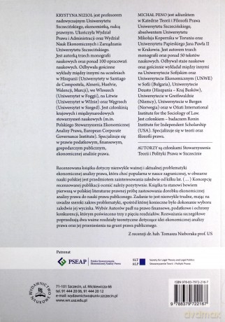 Ekonomiczna analiza prawa publicznego problemy - Krystyna Nizioł, Michał Peno [KSIĄŻKA]