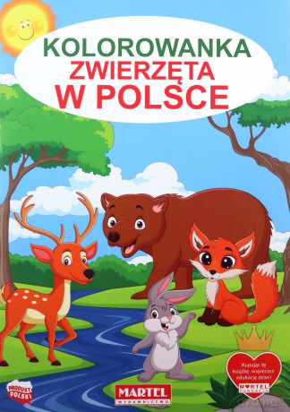Kolorowanka Zwierzęta w Polsce [KSIĄŻKA]
