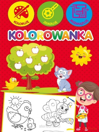Kolorowanka. Koloruję, zgaduję, rozwiązuję [KSIĄŻKA]
