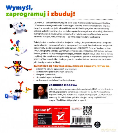 LEGO BOOST - wyzwalacz kreatywności - Yoshihito Isogawa [KSIĄŻKA]