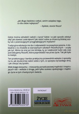 Mała księga stoicyzmu - Jonas Salzgeber [KSIĄŻKA]