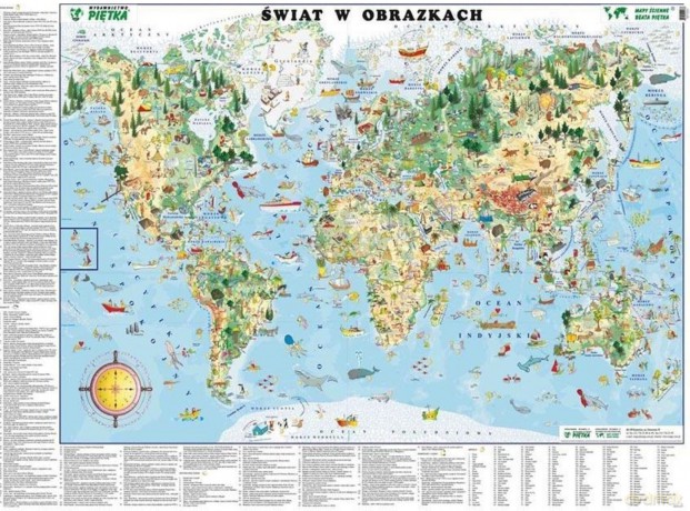 Mapa Świata w obrazkach