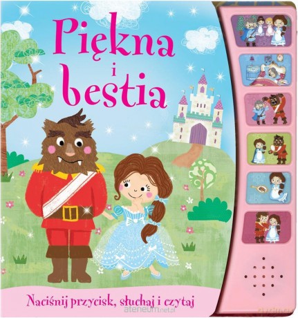 Piękna i Bestia. Naciśnij przycisk [KSIĄŻKA]