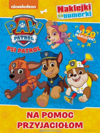 Psi Patrol. Naklejki na numerki [KSIĄŻKA]