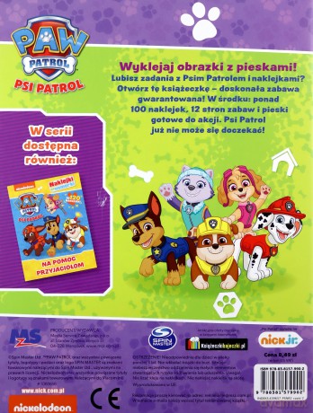 Psi Patrol. Naklejki na numerki Gotowi na misje [KSIĄŻKA]