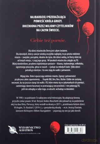 To (wydanie filmowe) - Stephen King [KSIĄŻKA]