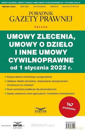 Umowy zlecenia, umowy.. od 1 stycznia 2022 [KSIĄŻKA]