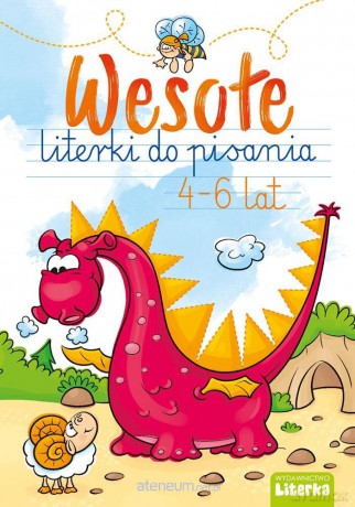 Wesołe literki do pisania 4-6 lat - W.E. Literka [KSIĄŻKA]
