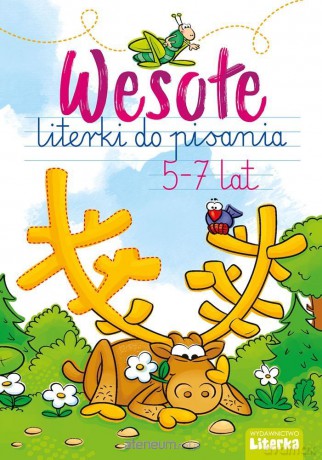 Wesołe literkli do pisania 5-7 lat - W.E. Literka [KSIĄŻKA]