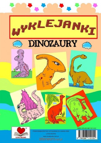 Wyklejanki. Dinozaury - Agnieszka Wileńska [KSIĄŻKA]