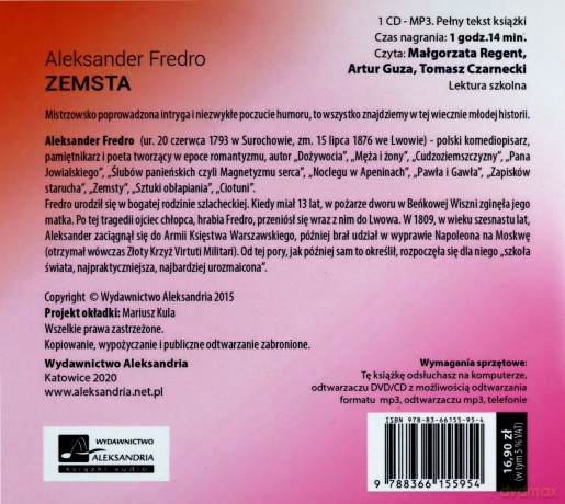 Zemsta - Aleksander Fredro [AUDIOBOOK]