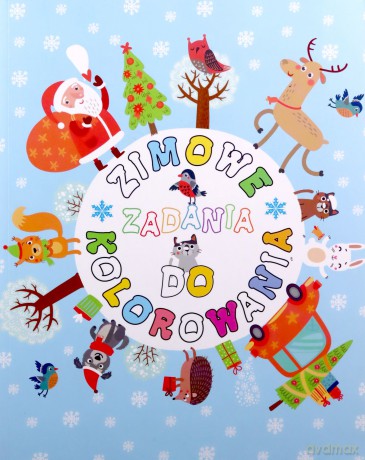 Zimowe zadania do kolorowania - Anna Wiśniewska [KSIĄŻKA]