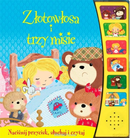 Złotowłosa i trzy misie. Naciśnij przycisk [KSIĄŻKA]