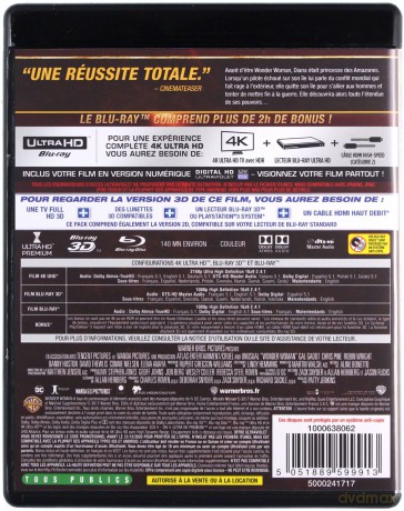 Wonder Woman [Blu-Ray 4K]+[Blu-Ray 3D]