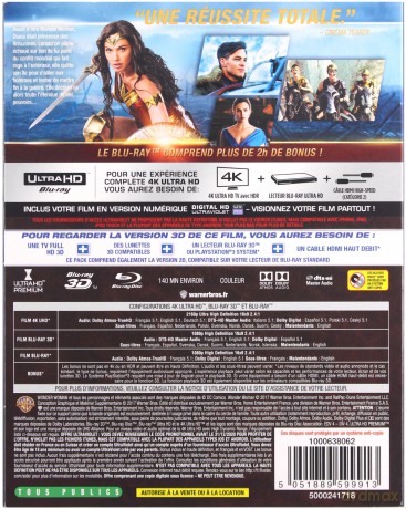 Wonder Woman [Blu-Ray 4K]+[Blu-Ray 3D]
