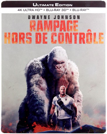 Rampage (Rampage: Dzika furia) (steelbook) [Blu-Ray 4K]+[Blu-Ray 3D]+[Blu-Ray]
