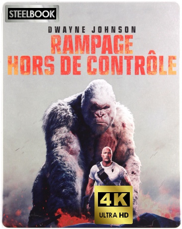 Rampage (Rampage: Dzika furia) (steelbook) [Blu-Ray 4K]+[Blu-Ray 3D]+[Blu-Ray]