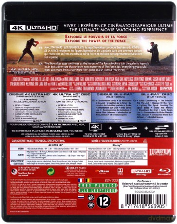 Star Wars: Episode VIII - The Last Jedi (Gwiezdne Wojny: Ostatni Jedi) [Blu-Ray 4K]+[2xBlu-Ray]