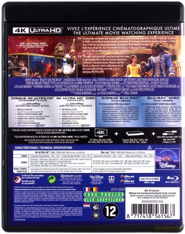 Beauty and the Beast (Piękna i Bestia) (Disney) [Blu-Ray 4K]+[Blu-Ray]